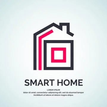 House logo Smart. Vector illustration Stock Illustration