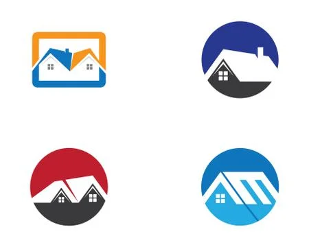 House logo template vector icon Stock Illustration