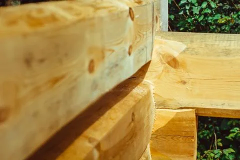 House of lumber Stock Photos