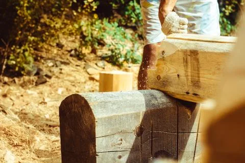 House of lumber Stock Photos