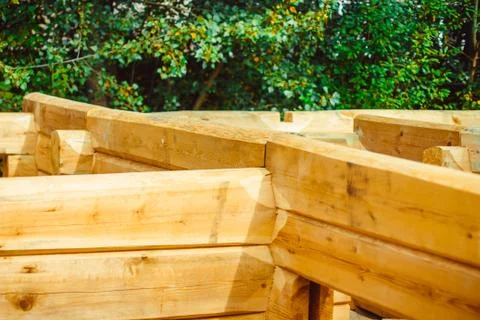 House of lumber Stock Photos
