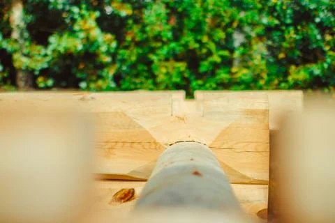 House of lumber Stock Photos
