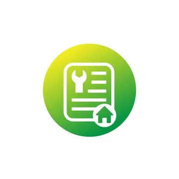 House maintenance icon for web Stock Illustration