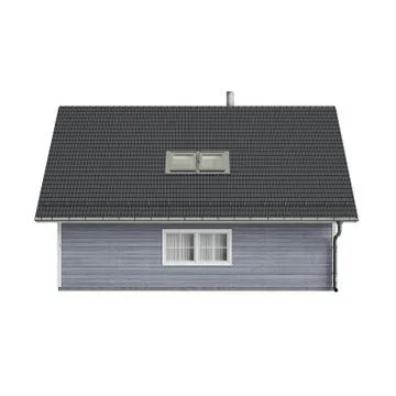 House mansion, front view Stock Illustration