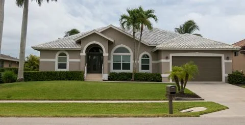 House on Marco Island, Florida Stock Photos