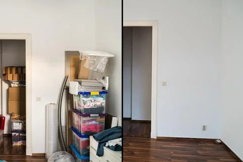 House Mess And Junk Declutter Stock Photos