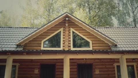 A house in the middle of the forest Video stock 305331216