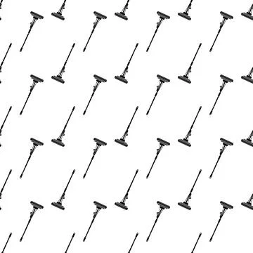 House mop pattern seamless vector Stock Illustration