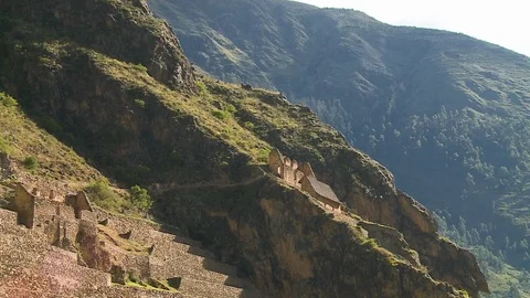 A house on the mountain Stock Footage 110083663