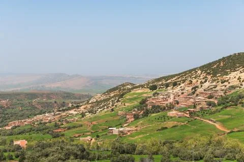 The house on the mountain in morocco Foto stock