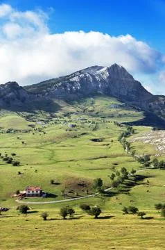 A house in the mountain Stock Photos