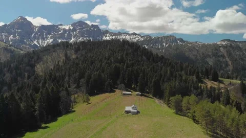 House in the mountains 스톡 동영상 169727230