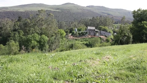 A house in the mountains Stock Footage 255210370