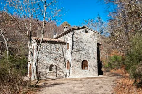 House in the mountains 스톡 사진