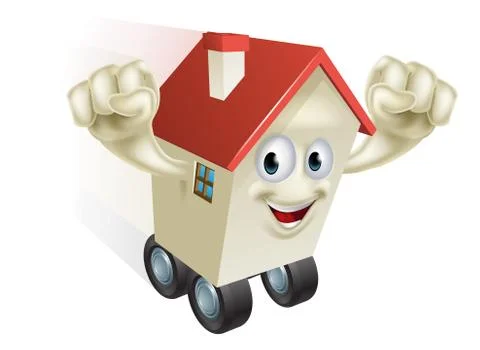 House move concept Ilustración de archivo
