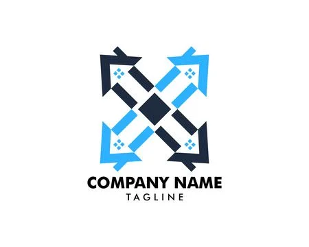 House Moving Logo Design Template Stock Illustration
