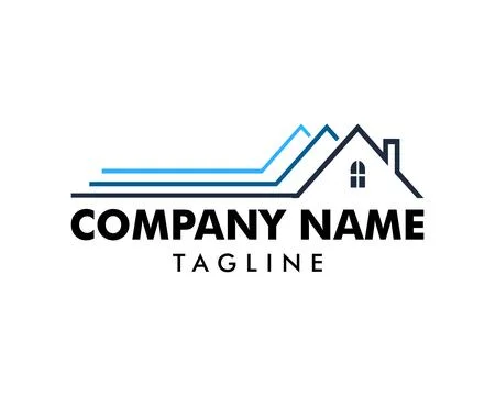 House Moving Logo Design Template Stock Illustration