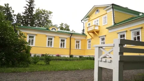 House-museum of Alexander Pushkin. Manor. Family estate 061 Stock Footage 150272003