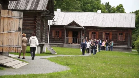 House-museum of Alexander Pushkin. Manor. Family estate 141 Stock Footage 150272018