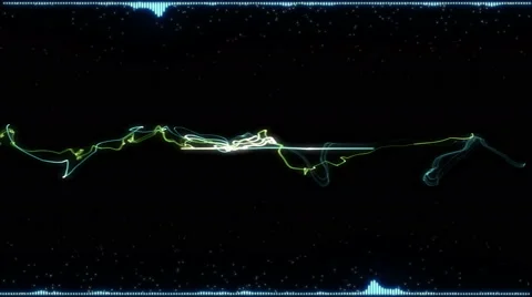 House music equalizer of colored lines Stock Footage 63159251