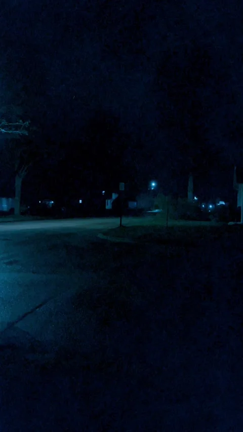 House at night Stock Footage 279520977