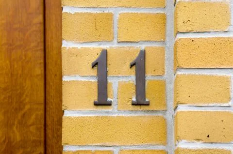 House number  11 Stock Photos