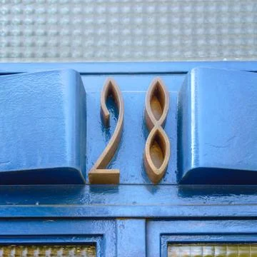 House number 28 Stock Photos