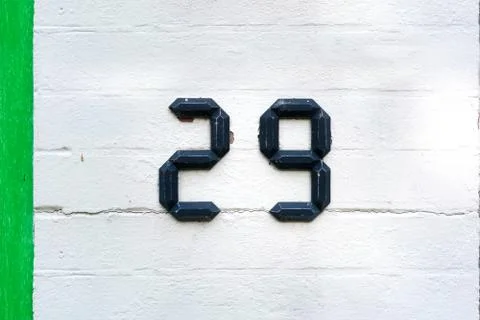 House number  29 Stock Photos