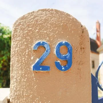 House number 29 Stock Photos