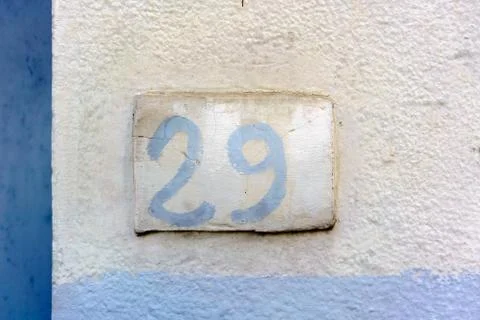 House number 29 Stock Photos