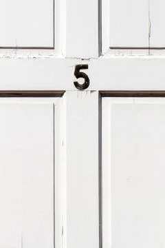 House number 5 Stock Photos