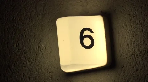 House number 6 Stock Footage 47898203