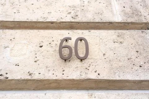 House number  60 Stock Photos