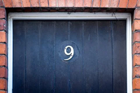 House number 9 Stock Photos