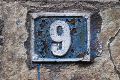 House number Foto stock
