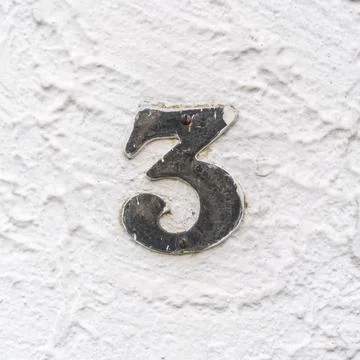House number three (3) Stock Photos