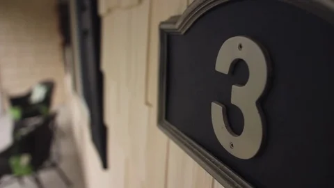 House Number Three Stock-Footage 71493354
