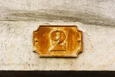 House number2 Stock Photos