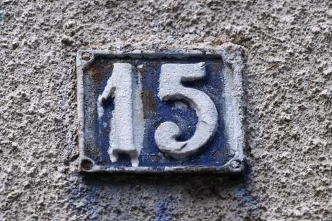 House numbers Stock Photos