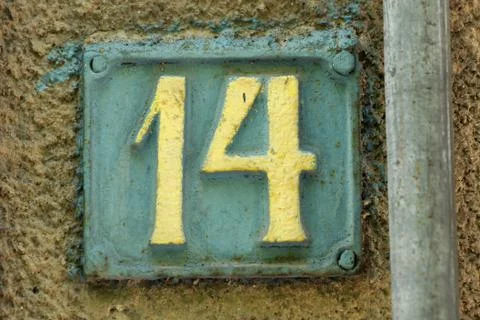House numbers Foto stock