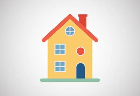 House or home design template vector illuistration Stock Illustration