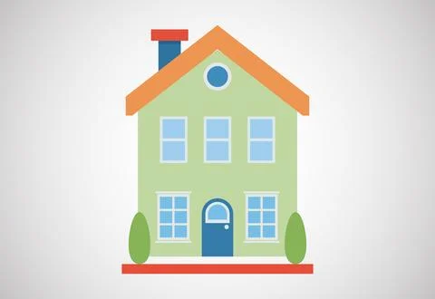 House or home design template vector illuistration Stock Illustration