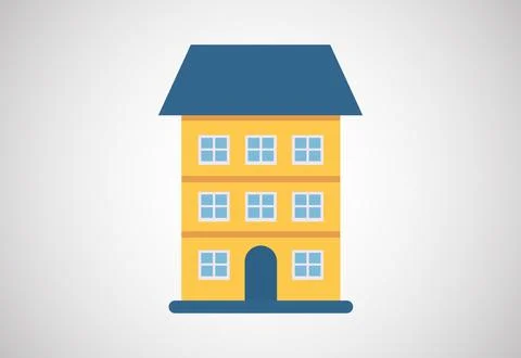 House or home design template vector illustration. Logo for real estate bus.. Stock Illustration