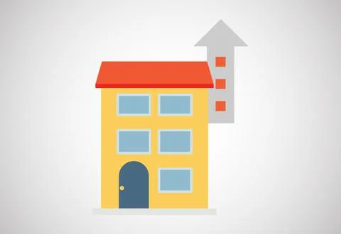 House or home design template vector illustration. Logo for real estate bus.. Stock Illustration