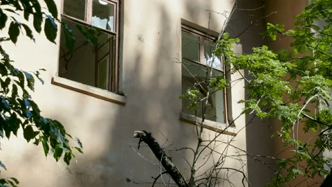 House is ordered to be demolished. Condemned building to be pulled down. 4K 스톡 동영상 106721875