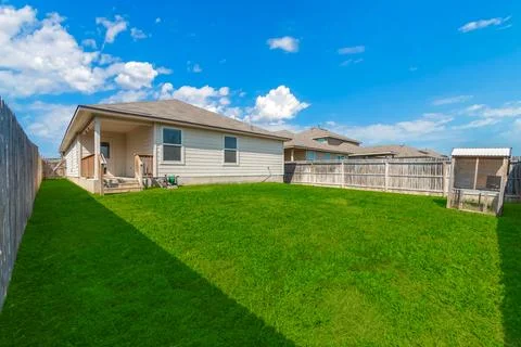A house outside Stock Photos