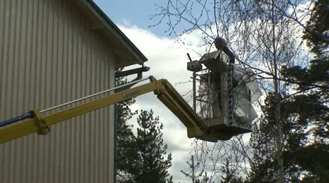 House paint preparation 1 Stock Footage 10832643