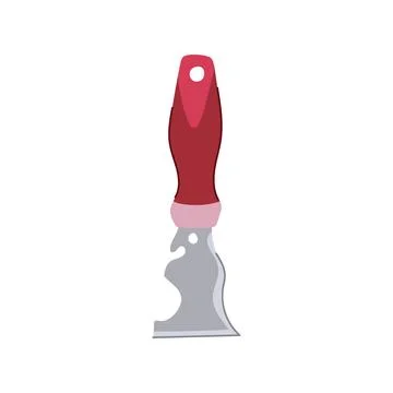 House paint scraper cartoon vector illustration Stock Illustration