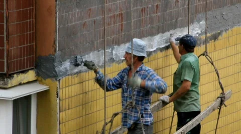 House painters Stock Footage