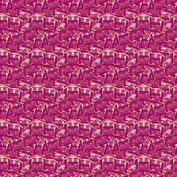 House pattern Illustrazione stock